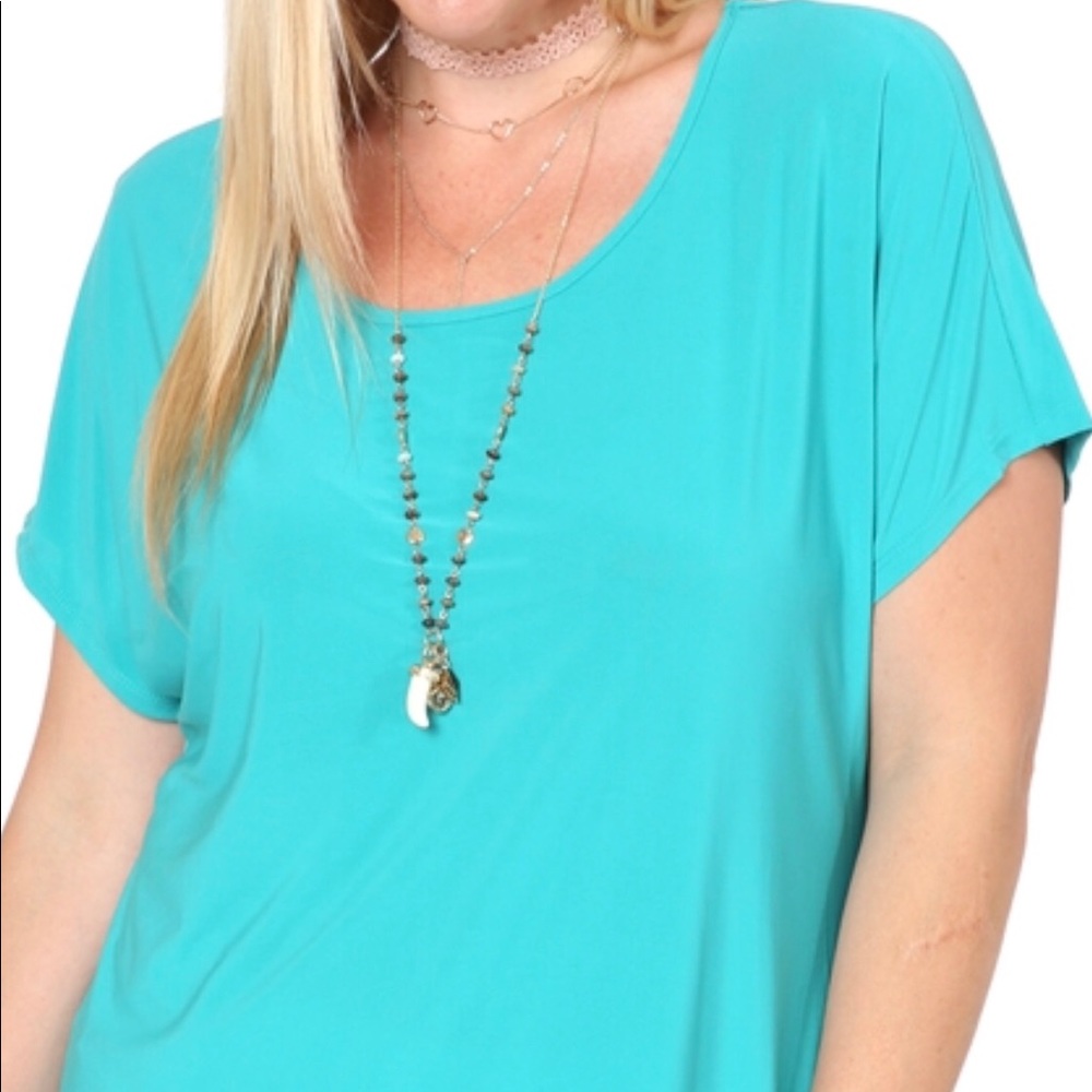 Plus size!!! Jade hanker chief tunic.